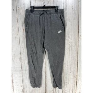 Nike Jogger Pants Men Size Large Gray Classic Athleisure Casual